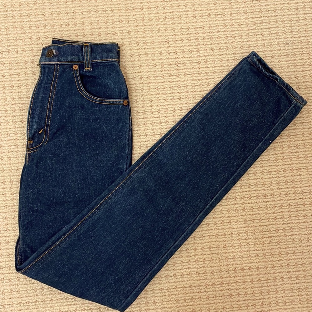 Vintage Levi’s dark blue jeans